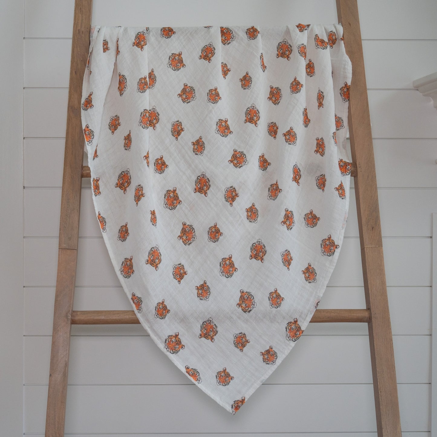 Bengal Tiger Cotton Muslin Swaddle Blanket