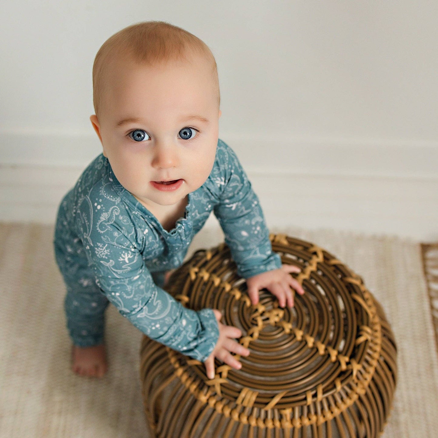 Sea Life Bamboo Zip Pajama Sleeper