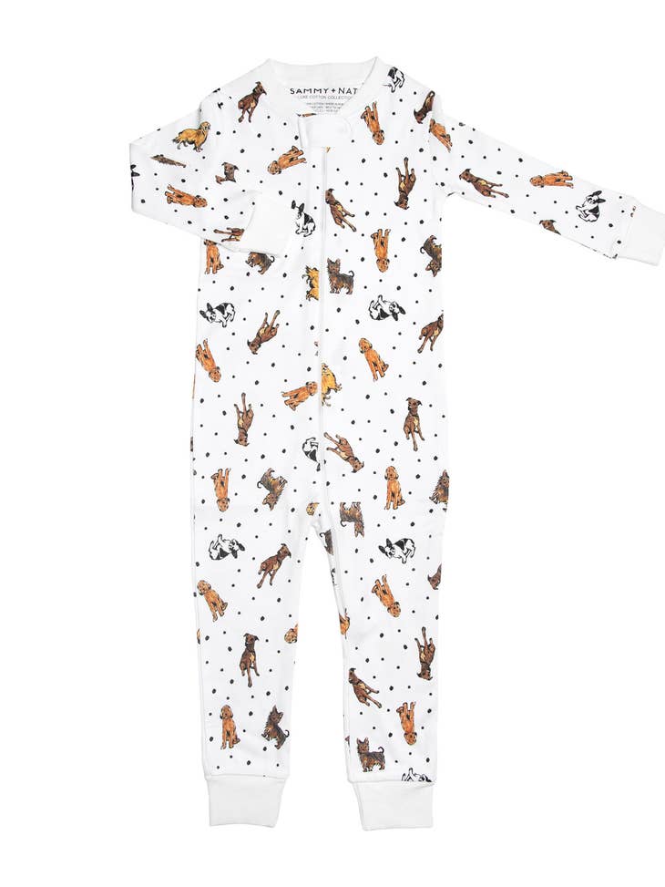 Best Pups Pima Cotton Zipper Romper