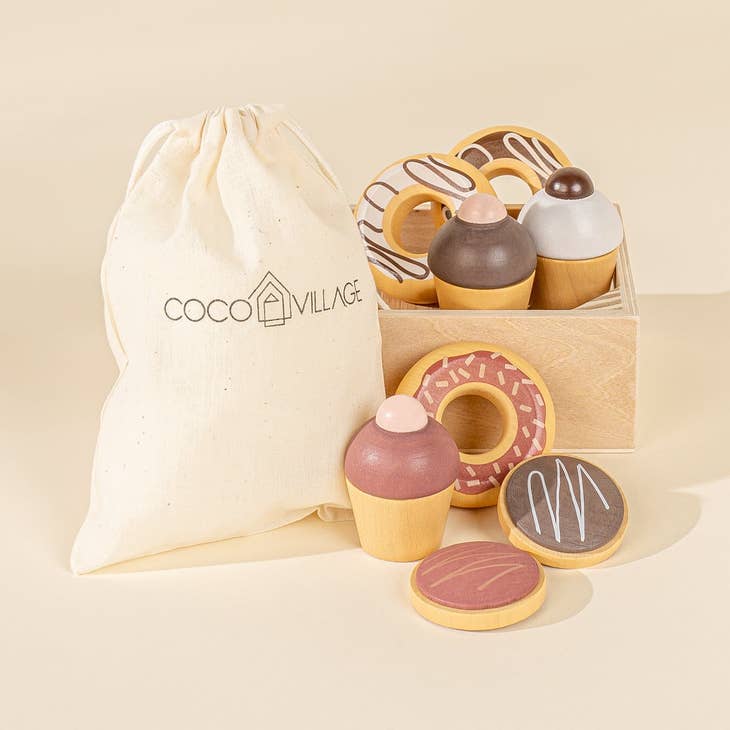Wooden Pastries Playset