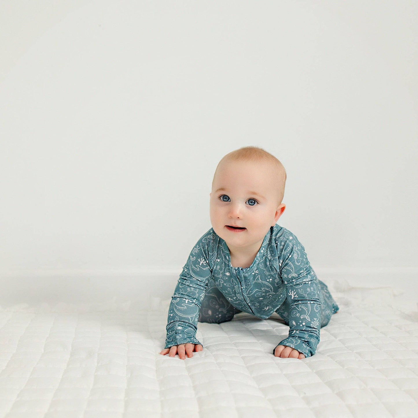 Sea Life Bamboo Zip Pajama Sleeper
