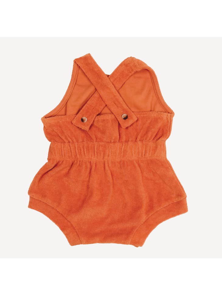 Cotton Terry Shortie Romper