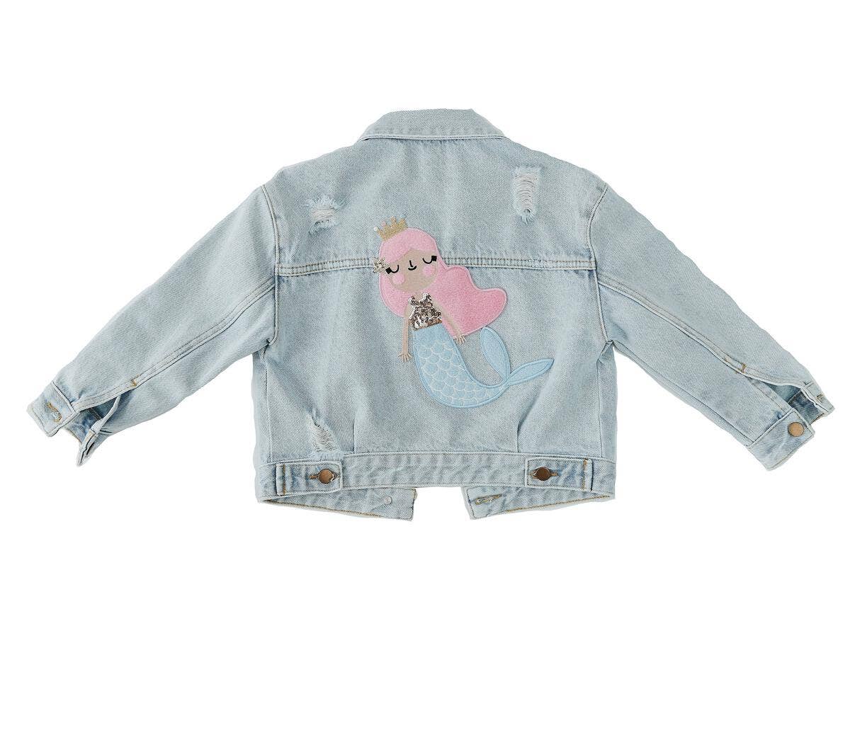 Patched Denim Jacket
