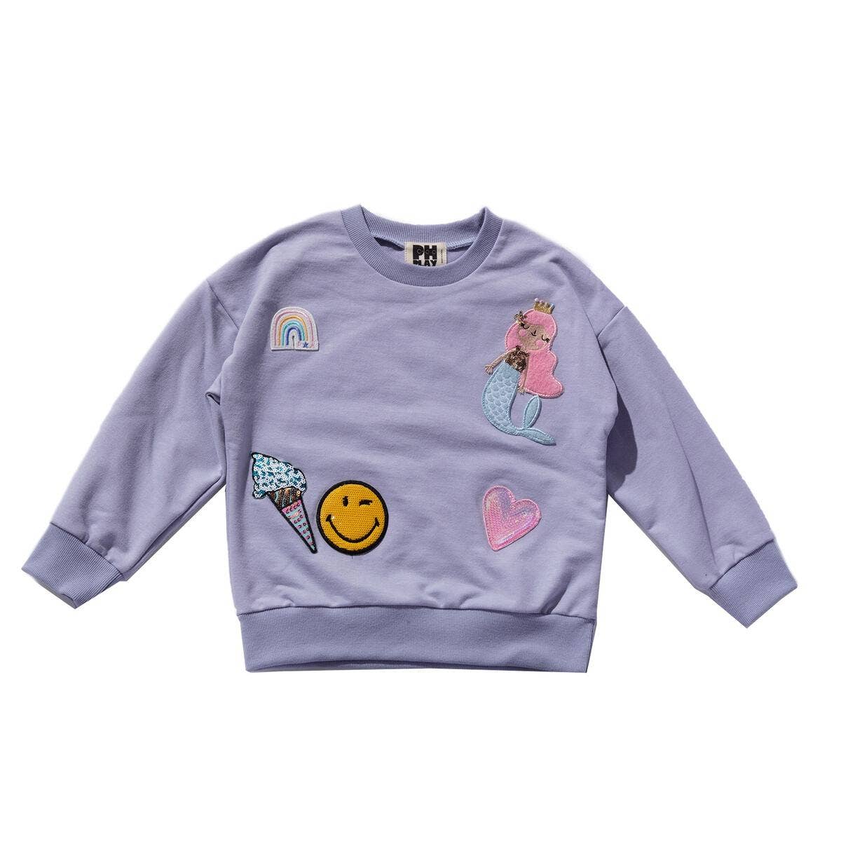 Multi Patched Sweatshirts