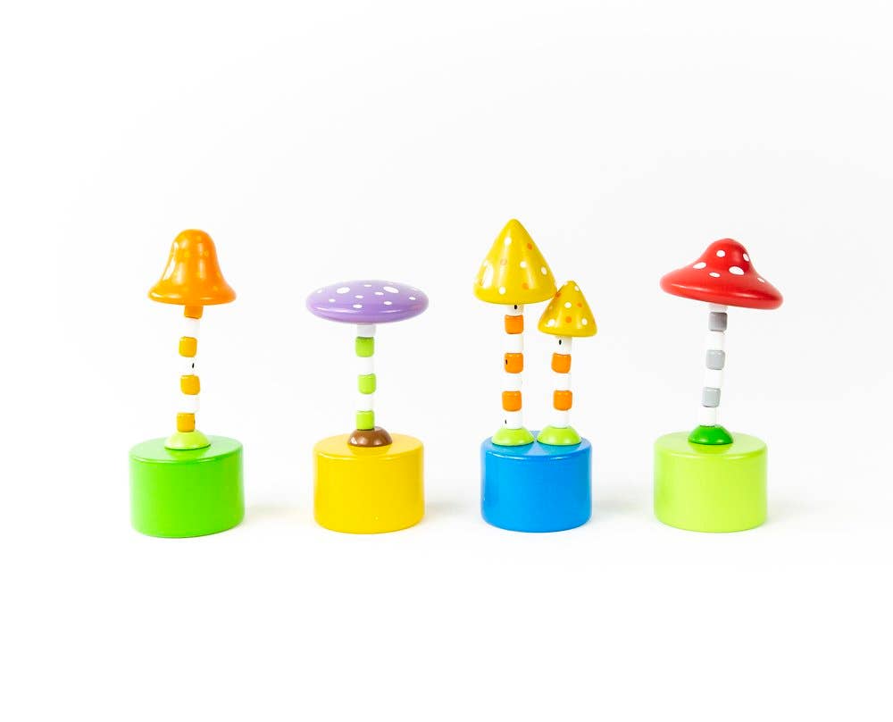 Magical Mushrooms Push Puppets