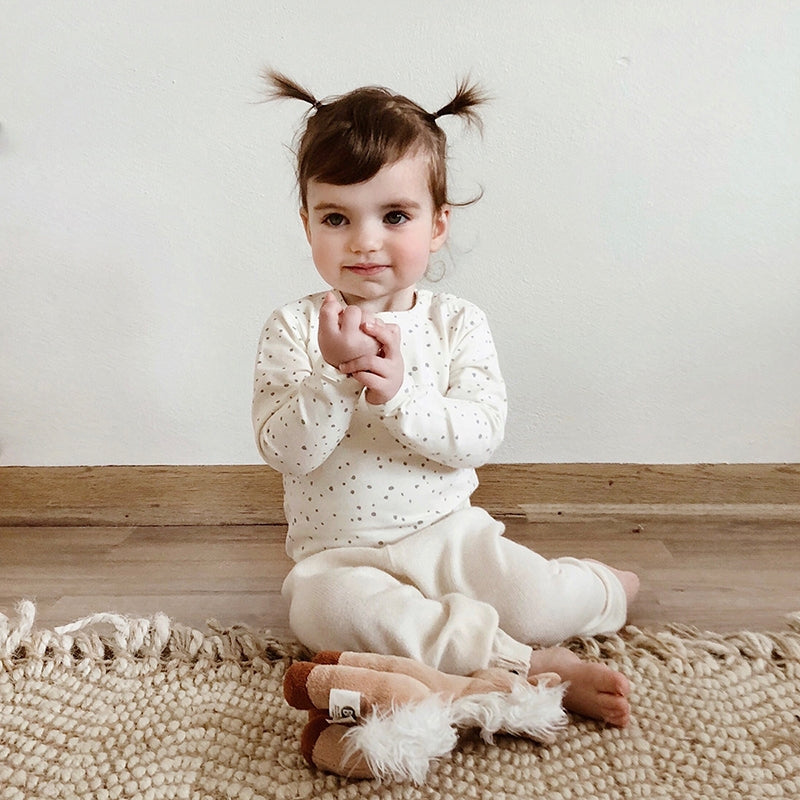 Milan Knit Organic Cotton Baby Leggings