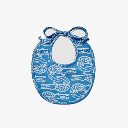 Organic Cotton Alligator Print Bib