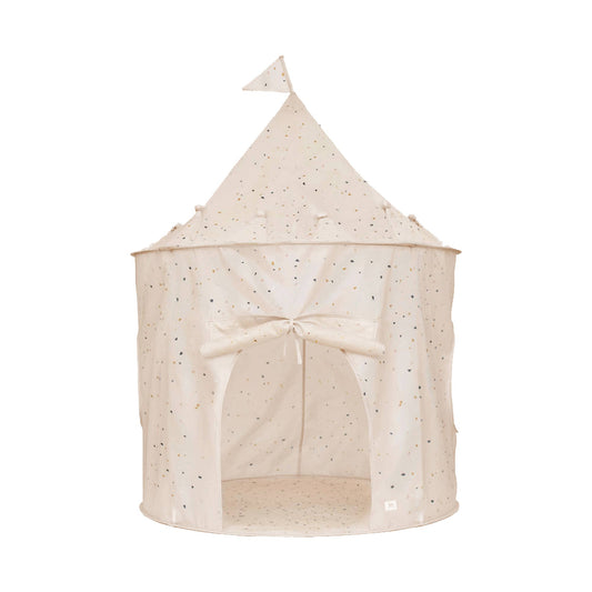 Recycled Fabric Terrazzo Play Tent Castle