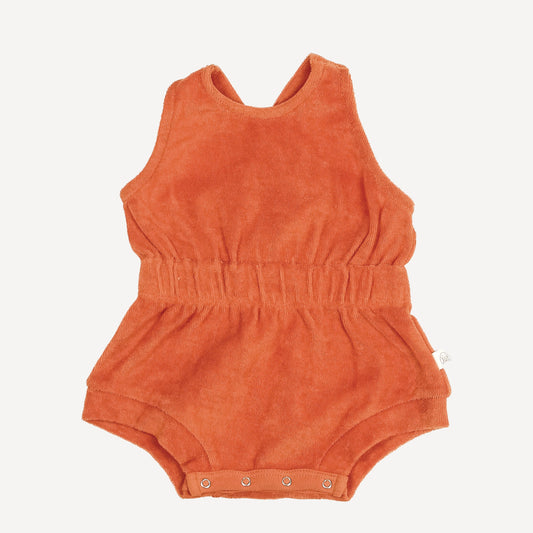 Cotton Terry Shortie Romper