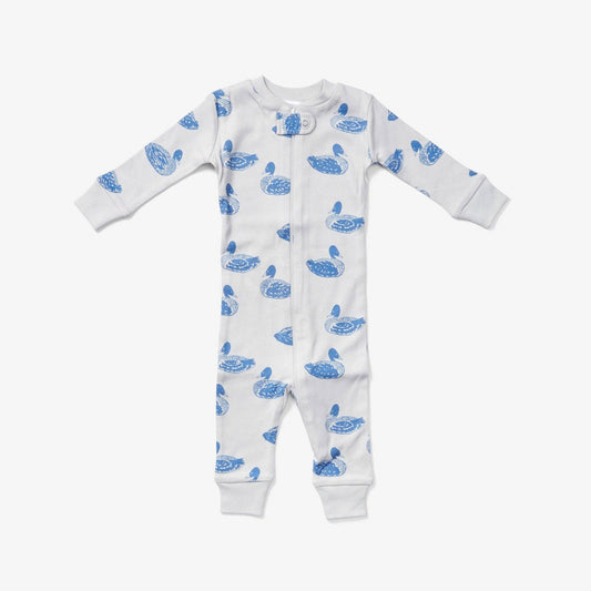 Organic Cotton Duck Printed Zip Sleeper