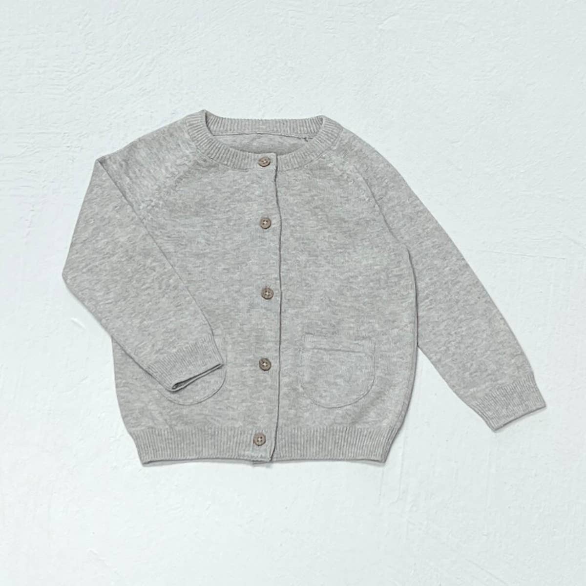 Milan Knit Organic Cotton Button Baby Cardigan Sweater