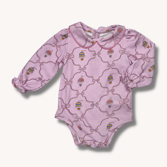 Pima Cotton Up, Up and Away Printed Onesie